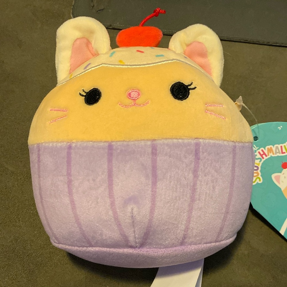 NWT Squishmallows Miriam the Cupcake 🧁 Cat 🐈 5" Crossover Series